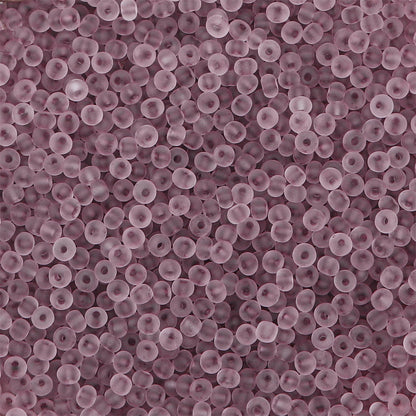 Transparent Frosted Seed Glass Beads 2mm with 1mm Hole 660pcs 36