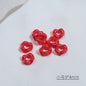 Acrylic Wavy Spacer Beads 9mm Mini Glossy Finish 100pcs 11