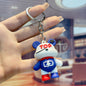 PVC Super Cool Bear Keychain Colorful Street Style Charm 8