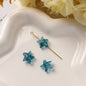 Lampwork Glass Beads Irregular Starfish 15mm Translucent Colors 20pcs 11