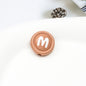 Baking Painted Acrylic Beads 18mm Enamel Candy Letter 50pcs 10