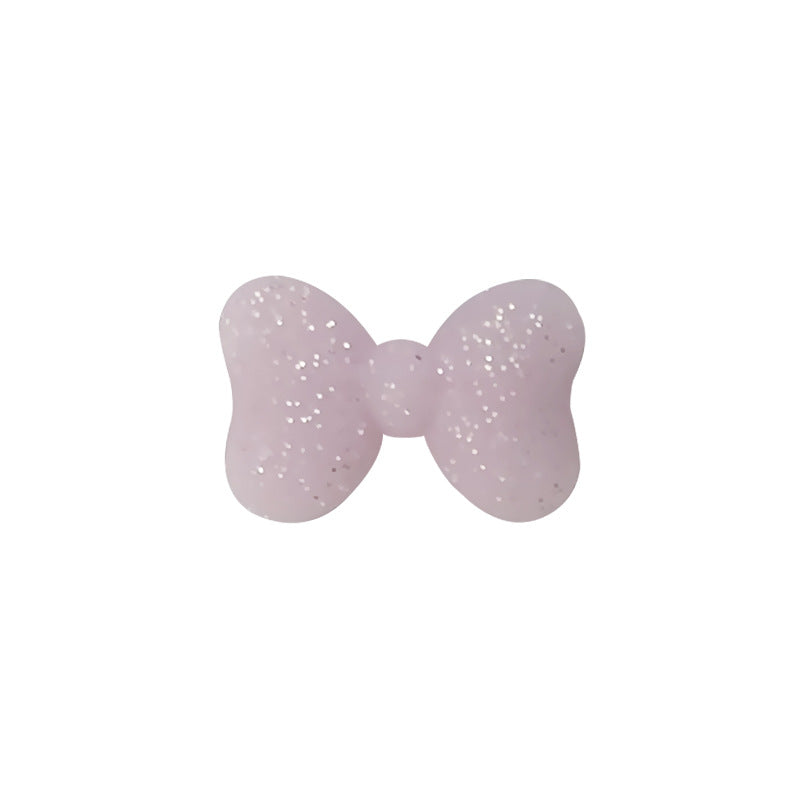 Silicone Focal Beads Cross Matte Speckled Glow in the Dark 20pcs 6