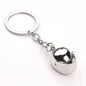 Metal Motorcycle Helmet Keychain Zinc Alloy with Shiny Visor Multiple Colors 4