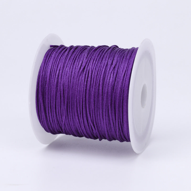 Nylon Thread 0.8mm Diameter 40m Colorful Jewelry Stringing Cord 17