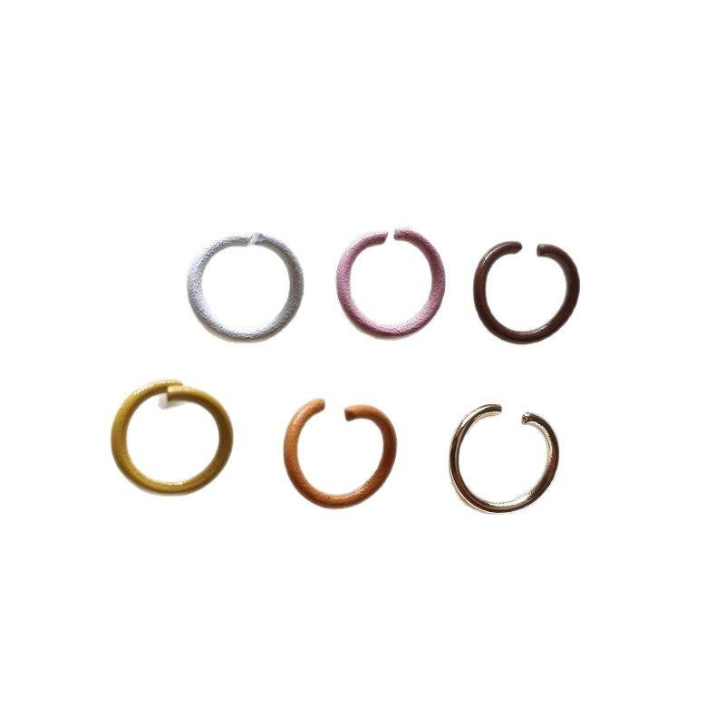 Metal Painted Jump Rings 10mm Baking Finish Colorful 500pcs 5