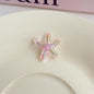 UV Plating Starfish Acrylic Beads 20mm Transparent Iridescent 250pcs 9
