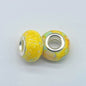 Resin Spacer Beads 14mm Ink Painting Large Hole 50pcs 11