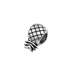 Pineapple Metal Beads 11mm Silver Tone Large Hole 100pcs 5