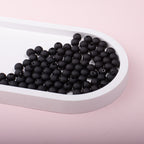Solid Color Rubberized Round Acrylic Beads 8mm 6