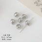 Christmas Tree Heart Acrylic Beads Silver Faceted CCB Plastic 11