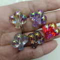 UV Plating Balloon Acrylic Beads 22mm Transparent Colorful 100pcs