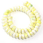 Ceramic Flat Round Spacer Beads 9mm Colored Abacus 55pcs 17