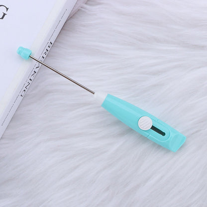 Beadable Retractable Parcel Opening Knife Slim Pastel Colors 7