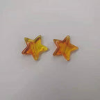 Transparent Acrylic Beads Imitation Amber Mixed Shapes 100pcs 4