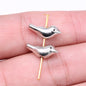Bird Metal Beads 15mm Vintage Alloy Animal Design 30pcs