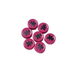 Bear Disc Acrylic Beads 12mm Colorful Mixed 10pcs 5