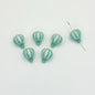 Hot Air Balloon Metal Beads 12mm Painted Alloy 10pcs 11