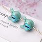 Baking Painted One-Eyed Monster Acrylic Beads 16mm Colorful Glossy 50pcs 11