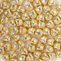 Lace Shell Acrylic Beads 12mm Gold Shimmer CCB Plastic 100pcs 6