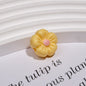 Colorful 3D Cherry Blossom Acrylic Beads 19mm Flower 20pcs 16