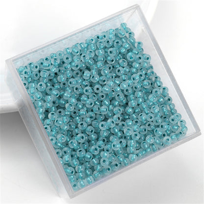 Silver-plated Vintage Seed Glass Beads 3mm Timeless Shimmer 600pcs 11
