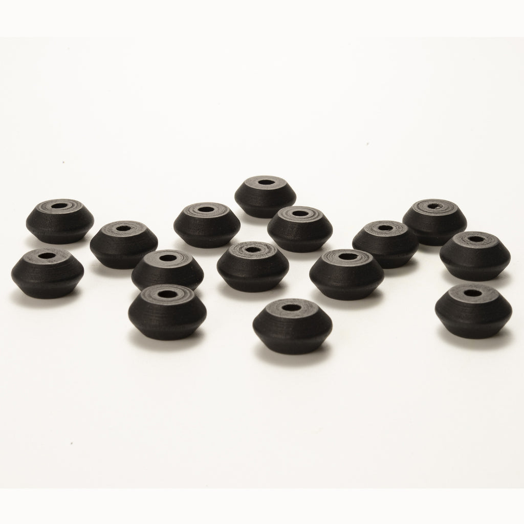 Wood UFO Spacer Beads 20mm Colored 100pcs 5