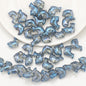 Plating 3D Dolphin Glass Beads 11x16mm Iridescent Colors 30pcs 12