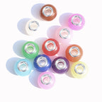 Acrylic Round Spacer Beads 14mm Glow In The Dark Dyed 3