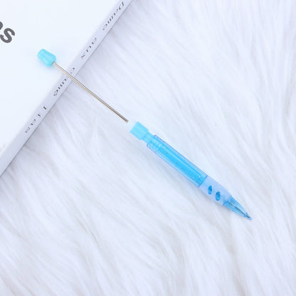 Beadable Mechanical Pencil Translucent Glittered Plastic Barrel 0.5mm 11