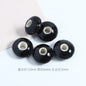 Ceramic UFO Spacer Beads 12mm Vintage Fambe Blaze 40pcs 16