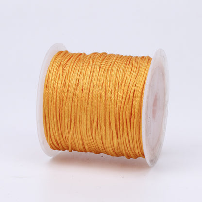 Nylon Thread 0.8mm Diameter 40m Colorful Jewelry Stringing Cord 15
