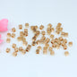 Brass Square Metal Beads 2-5mm Smooth Polished Gold Finish 100pcs 3