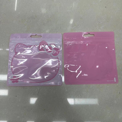 Hello Kitty and Apple Shaped Top Seal Zip Lock Plastic Bags 100pcs 13.5x13.5 15x16cm 8