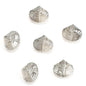Electroplated Spiral Shell Glass Beads 14mm Iridescent Colors 30pcs 11