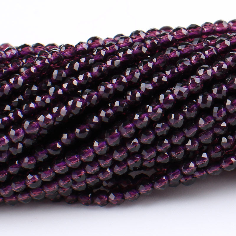 Transparent Disc Seed Glass Beads 2mm Glossy Blue Tones 360pcs 2 Strands 27
