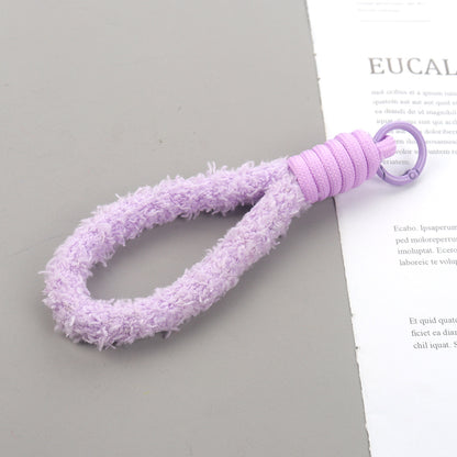 Plush Phone Charm Candy Color Soft Polyester Loop 2pcs 16cm 11