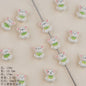 Hand Painted Bear Ceramic Beads 17mm Multicolor 2pcs 7
