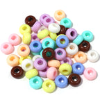 Acrylic Flat Round Spacer Beads 13mm Macaron Colored 680pcs 6