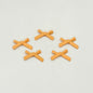 Bow Metal Beads 20mm Baking Painted Polished Alloy 50pcs 11