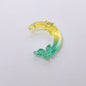 Transparent Glitter Gradient Butterfly Moon Acrylic Beads 42mm 50pcs 9