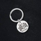 Stainless Steel Teacher Keychain Best Teacher Design 2.5cm 3