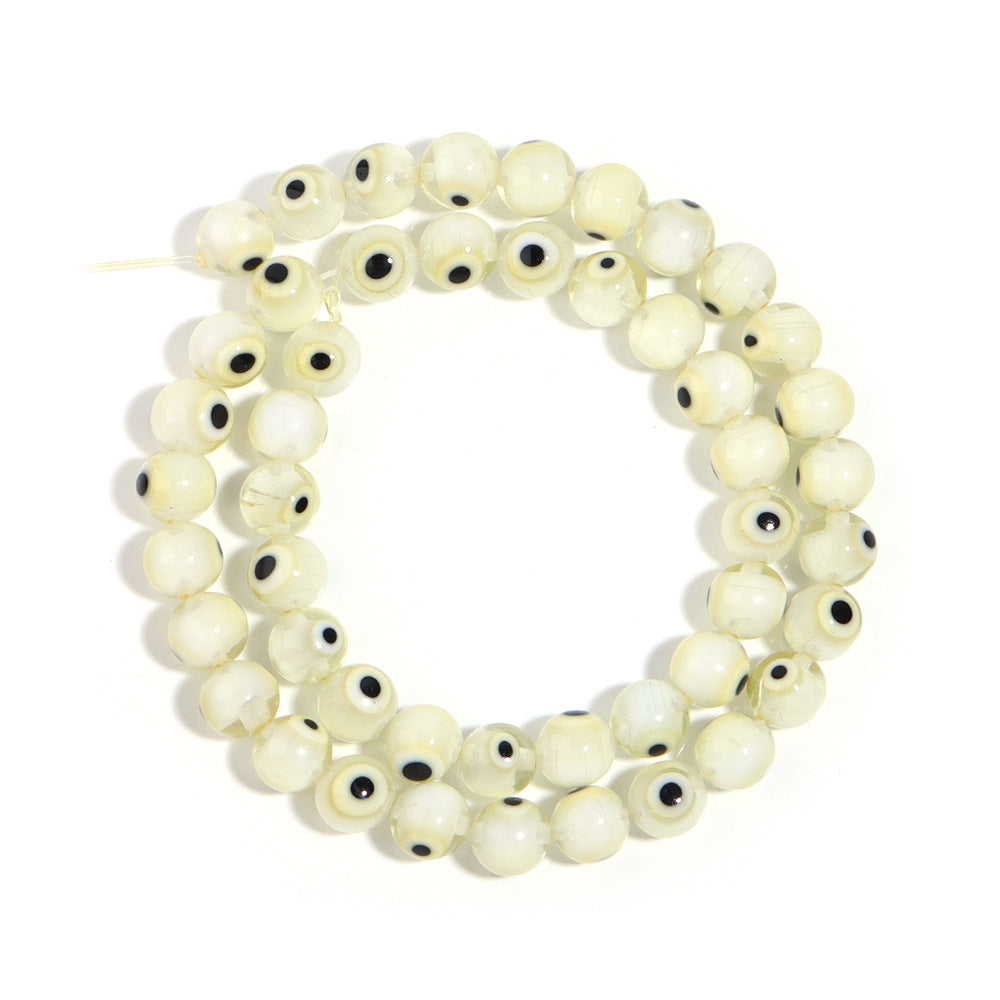 Lampwork Millefiori Evil Eye Glass Beads 4mm Antique Style 90pcs 18