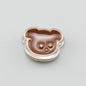 Transparent Bear Flower Acrylic Beads Playful Pastel Enamel 20pcs 6