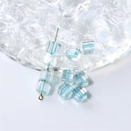 Acrylic Square Acrylic Beads 8mm Pastel Filled Core Glossy 60pcs 6