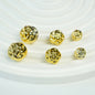 Metal Colored Wool Ball Acrylic Beads 12-19mm Metallic Shine 100pcs 7