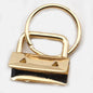 Iron Fob Keychain Clamps 25mm Various Finish Colors 10pcs 10