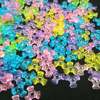 Trident Acrylic Beads 10mm Plastic Spacer Mixed Colors 400pcs 4