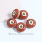 Ceramic UFO Spacer Beads 12mm Vintage Fambe Blaze 40pcs 11