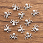 Octopus Metal Beads 14mm Antique Silver Tone 100pcs