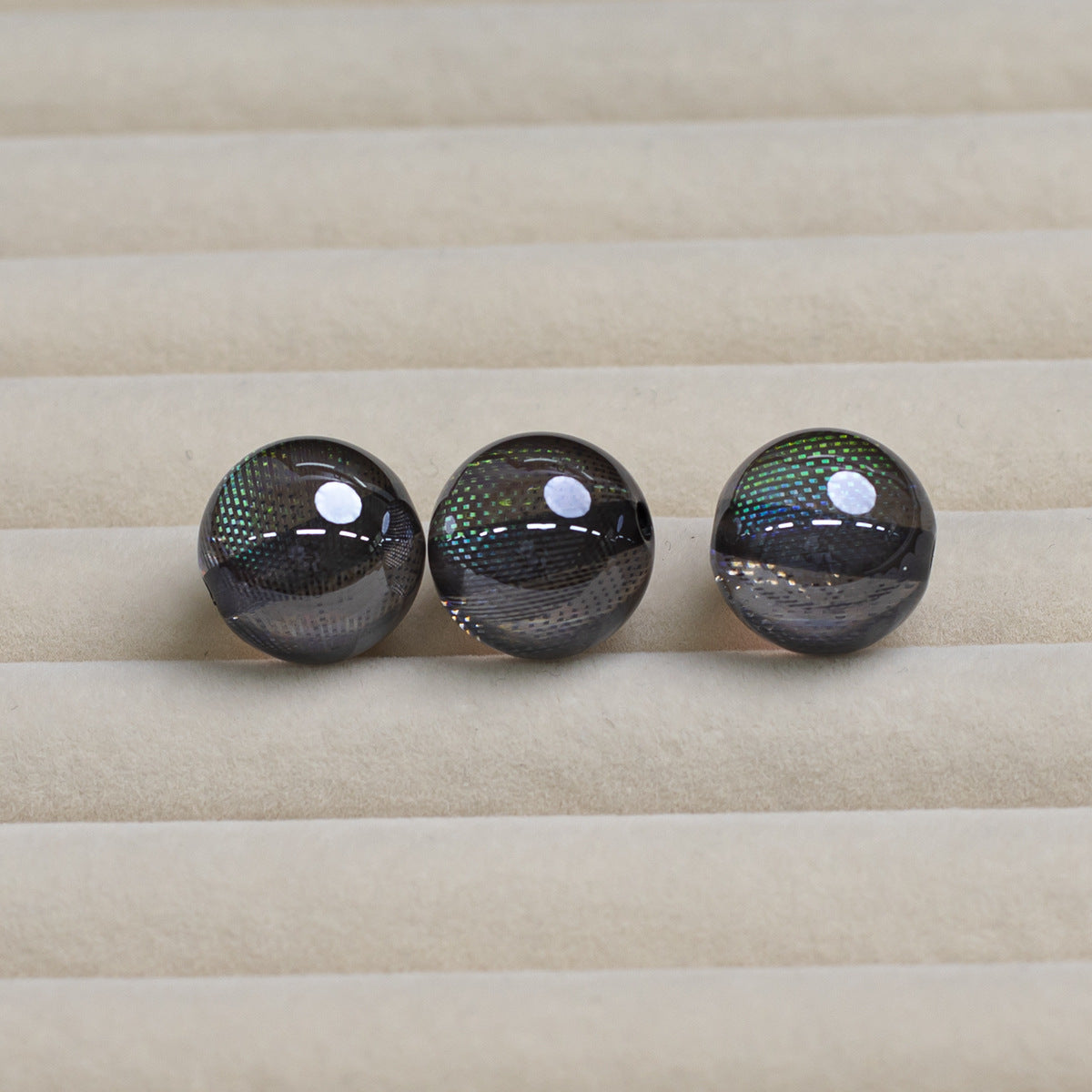 Iridescent Dream Catcher Resin Beads 16mm Round 10pcs 8